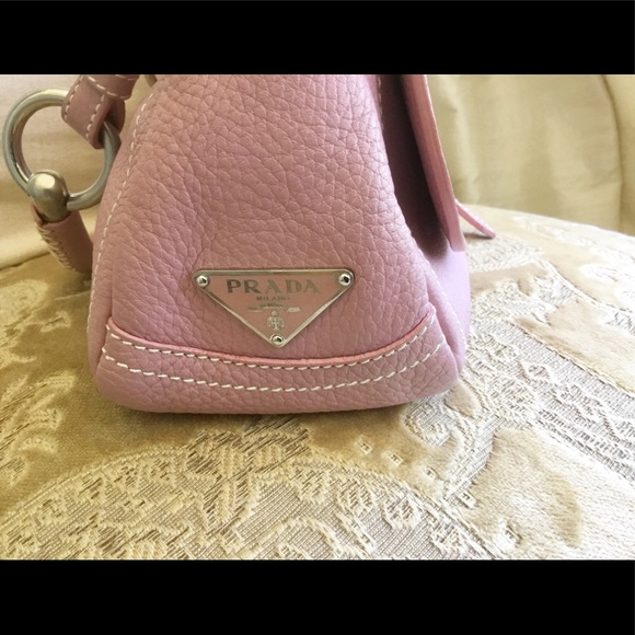 Sold. ❌Authentic Prada pink shoulder bag handle buckle - Picture 7 of 8